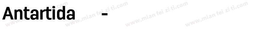 Antartida 字体下载字体转换